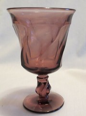 Fostoria Jamestown Purple Amethyst Water Goblet(s)