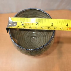 Ceramic Water Wine Beer Mead Goblet Glazed 6.5″ x 3″ Pottery