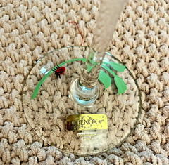 VTG Lenox Butterfly Meadow Hand Painted Crystal Wine Glasses Goblet Set of 7