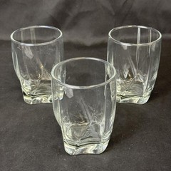 Set of 3 Vintage Libbey Imperial Clear Old Fashioned Rocks Glasses