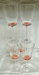 Rare Chin-Chin Stemware by ANTHROPOLOGIE WINE STEMWARE Set of 6 Beautiful
