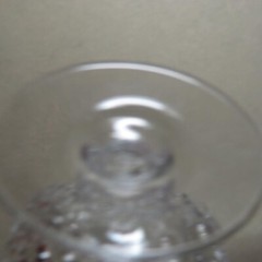 Heisey Victorian Clear #1425 Low Sherbet 3 1/2 block pattern