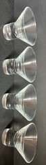 LIQUOR COCKTAIL GLASSES SET OF 4 WITH HEAVY BOTTOMS GREAT SET
