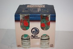 Cherry Glass Tumblers 16 OZ. Set Of 4 NEW IN BOX