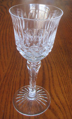 Mint Vintage Set 5 Crystal Cut Glass Cordial 4″ Glasses Lismore Waterford Syle