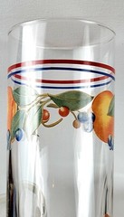 VTG Corning Abundance – 14 Oz Cooler/Drinking Glass, Set of 4 Retro Tumblers