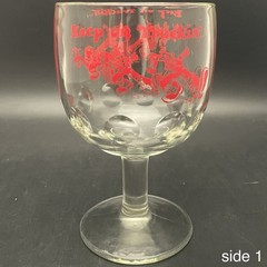 Bartlett Collins Pokee Keep On Truckin’ Goblet c1970s Made in USA 14oz 6” tall