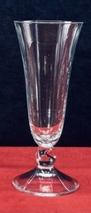 Daum Orval 5 Tall Fluted Glasses Flutes A Champagne Crystal Uni Design 1950 1960