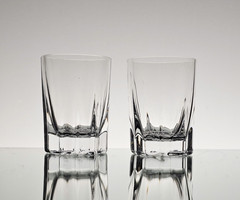Tapio Wirkkala Iittala pair of shot glass vintage 1970s Finland