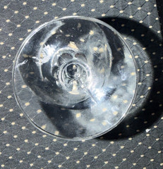 Libbey Rock Sharpe 3003-12 Gray Wheat Water Goblet