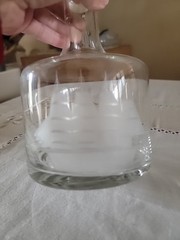 Toscany Etched Clipper Ship Decanter w/ Stopper & 2 Footed Whiskey Rocks Glasses