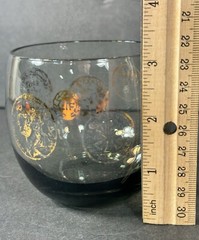 Vtg Cocktail Glass Pair