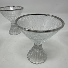 Paden City Etched Spring Orchard Sherry / Cordial Glasses Set Of 4 Art Deco