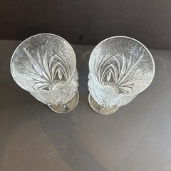 2Cristal D’Arques-Durand Madrigal Iced Tea Glasses Blown Glass Crystal Set of 2