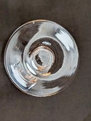 Antique Cut Glass Hollow Stem Crystal Champagne coupes Tulip Shape
