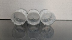 3 MCM Anchor Hocking Drinking Glasses Clear W White And Teal Paint Tea/coffe Pot