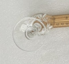 4 Cristal d’Arques Durand Crystal Cordial Glasses Palmes Mini Dessert Tasting