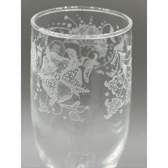 (4)THE MET Metropolitan Museum Of Art Crystal Stem Champagne Flutes Mint 9 1/2”