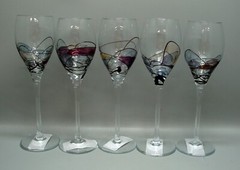 Coronet Barcelona SAGRADA 7-7/8″ Sherry Glasses SOLD IN SET OF FIVE