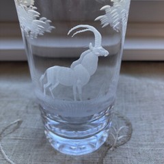 Queen Lace Crystal «Kenyan African» SABLE Highball Tumbler Glass