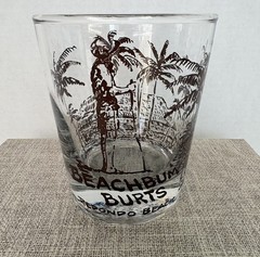 Vintage Beachbum Burts Tiki Drinking Glass Restaurant Ware Redondo Beach CA