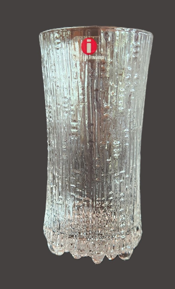 Vtg Iittala Ultima Thule champagne glass, Tapio Wirkala