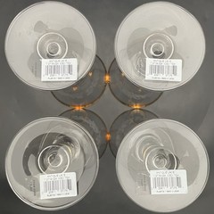 Mikasa Antique Lace 4 Piece Crystal Iced Tea Glasses 1989-91 Austria 8″tall 10oz