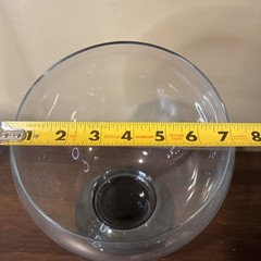 Morgantown Glass ODDBALL Hospitality Bowl, Pitcher, 4 Cocktail Glasses Slant MCM