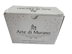 Arte di MURANO Alessandro Coppola 10oz Glasses Gift Set of 2 Dishwasher Safe NEW