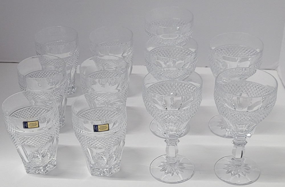 Hearthside HRY1 Crystal Old Fashioned Rocks & Matching Wine Glass (Set of 11)