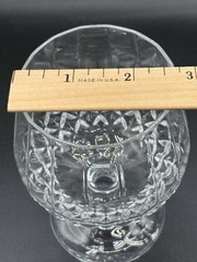 Pair Of (2) Elegant Glass Mikasa Arctic Light Crystal Brandy Snifters 5 3/4in