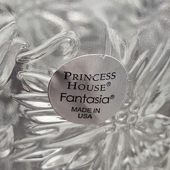 Princess House Fantasia 4 Crystal Tumblers #545 New In Original Box Made In USA
