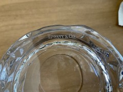 Tiffany Rock Cut 2 Crystal Double Old Fashioned Glasses 3 7/8″
