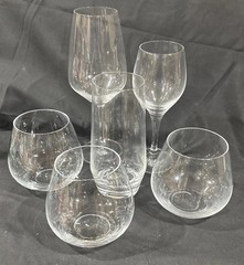 6 Schott Zwiesel Glass Crystal Forte Tritan Tumbler Stemless Stemmed Glasses