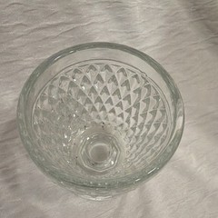 Indiana Glass Pressed Glass Diamond Pattern Sugar Dish