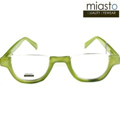 MIASTO TOP RIMLESS HALF RIM MOON ROUND OVAL READERS READING GLASSES~MEDIUM LARGE