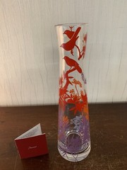 LZC Screen Printed Vase In Baccarat Crystal Model 3