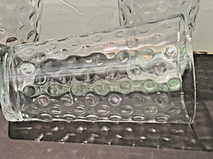 LOT6 LIBBEY COOLER AWA Dot OpticBubble 5 7/8″ Drinking Glasses Tumblers Weighted