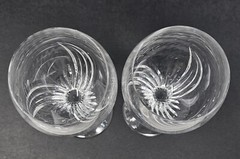 6 Hutschemreuter Jasmine Crystal Wine Glasses
