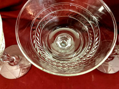 Rock Sharpe Jefferson Tall Sherbet Goblets Set of 4