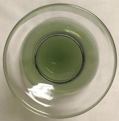 LENOX HOLIDAY GEMS FOREST GREEN WINE GLASS PEDESTAL FOOT DOUBLE OLD FASHIONED