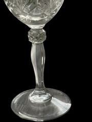Crystal D’Arque Clear Vintage Water Wine Goblet Set Of 6 Beautiful