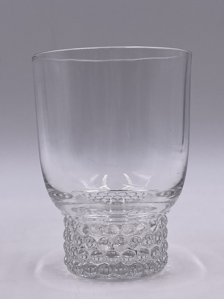 Vtg Rare Federal Glass Columbia Clear 4 Inch Tumbler Cup One Single Piece