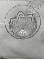 LILY ARCH STEM GOBLET CAMBRIDGE CAPRICE GLAS WATER 6.5″ TALL SET OF 4
