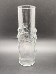 Vintage La Femme 3D Naked Nude Lady Woman Drinking Glass Decor 9″ Tall
