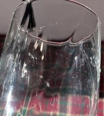 Set of 3 Vintage Luminarc Black Stemmed Swirled Ribbed Champagne Flutes READ