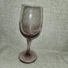 1 Vintage 1970’s LIBBEY Premiere Pink Plum Wine Glass Water Goblet Replacement