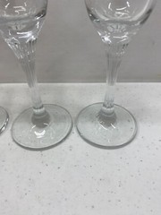 4 Gold Rimmed Water/Ice Tea/Wine Goblets