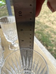 Vintage Fostoria Heritage Clear Crystal Iced Tea Goblets Water Glasses-Set of 4