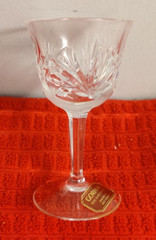 Gorham Crystal Cherrywood Clear Cordial 3.875 inch Germany NEW!